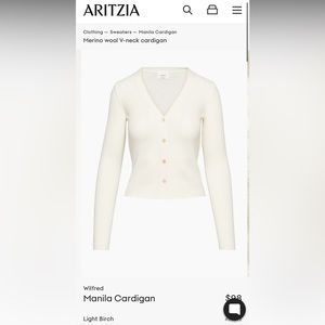ARITIZA Wilfred Manila Cardigan